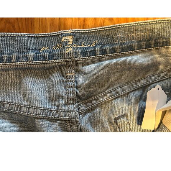 7 For All Mankind Women's Blue Jeans - Size 32 - Picture 5 of 5